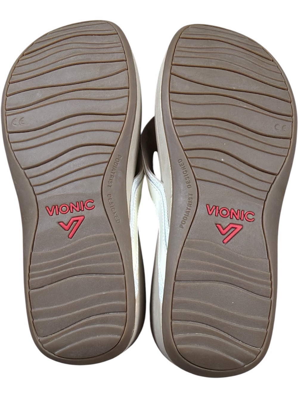 Vionic-Pacific/Sunrise High Tide in Cream Women’s Size 8 Wide Sandal Summer - Picture 4 of 8